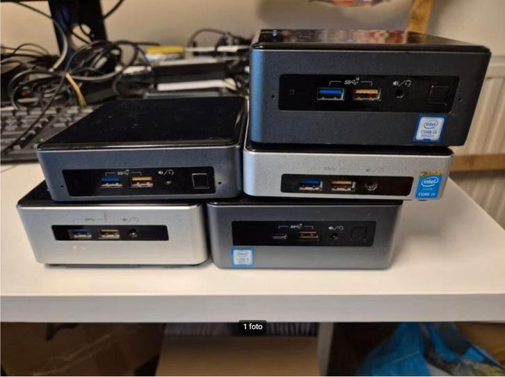 Intel NUC 5, 6, 7, 8, 10 op maat Samengesteld, Computers en Software, Desktop Pc's, Gebruikt, 3 tot 4 Ghz, SSD, 16 GB, Verzenden