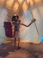 Oude marionet pop ridder hout blik stof, Antiek en Kunst, Ophalen of Verzenden