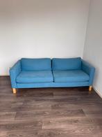 Prachtig blauwe IKEA Karlstad bank, Ophalen, Driepersoons, 75 tot 100 cm, Zo goed als nieuw