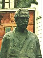 910391 Deventer Ov standbeeld Albert Schweitzer Doopsgezinde, Ophalen of Verzenden, 1960 tot 1980, Ongelopen, Overijssel