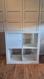IKEA Kallax kast wit - 4 vakken, Huis en Inrichting, Kasten | Boekenkasten, Ophalen, 50 tot 100 cm, Zo goed als nieuw, Minder dan 100 cm
