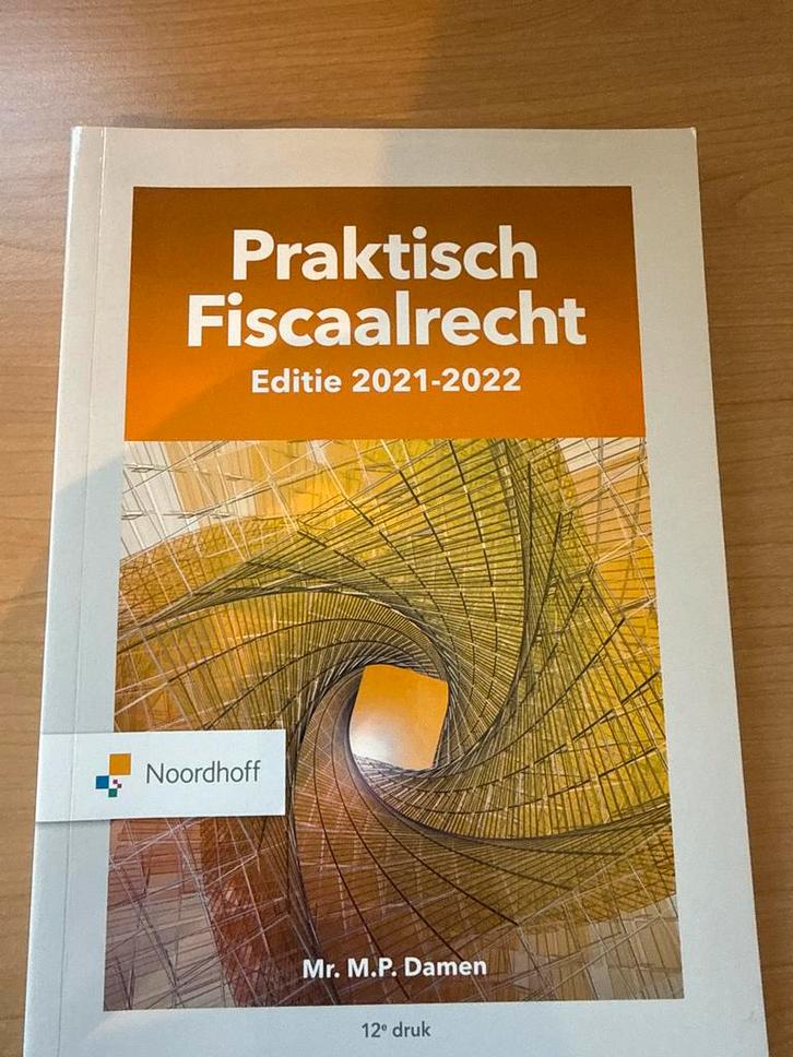 Praktisch Fiscaalrecht 2021-2022 - Mr. M.P. Damen, Boeken, Studieboeken en Cursussen, Zo goed als nieuw, HBO, Gamma, Ophalen of Verzenden