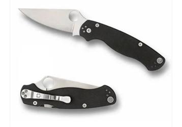 SPYDERCO PARAMILITARY 2 / ZAKMES / G10-BLACK /  CPM S30V beschikbaar voor biedingen