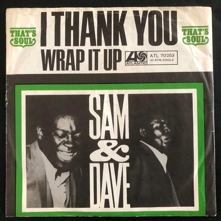 Sam & Dave - I Thank You / Wrap It Up 7", Cd's en Dvd's, Vinyl | R&B en Soul, Gebruikt, Soul of Nu Soul, 1960 tot 1980, Overige formaten
