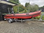 Quicksilver 430 rubberboot incl motor en trailer, Watersport en Boten, Ophalen of Verzenden, Zo goed als nieuw, Motor en Techniek