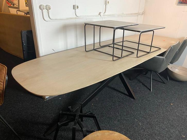 Eiken Deens ovale tafel 300x100, Huis en Inrichting, Tafels | Eettafels, Nieuw, 100 tot 150 cm, 200 cm of meer, Vijf personen of meer