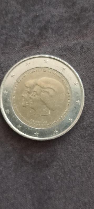 2 euro munt Beatrix en Willen Alexander  beschikbaar voor biedingen