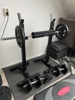 Complete Home gym set, Sport en Fitness, Ophalen, Gebruikt, Benen, Halterset