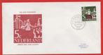 Nederland - FDC - 150 jaar Koninkrijk 1963 (pst. 's Grav.h.), Postzegels en Munten, Postzegels | Eerstedagenveloppen, Ophalen of Verzenden