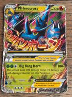 Mega Heracross EX Pokemonkaart, Ophalen of Verzenden, Gebruikt, Losse kaart, Foil