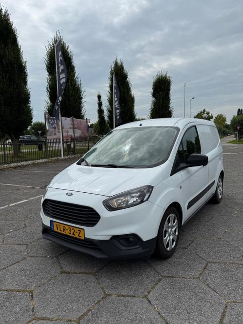 Ford Transit Courier 75pk 2019 Wit / airco / cruise control, Auto's, Bestelauto's, Bedrijf, ABS, Airbags, Airconditioning, Boordcomputer