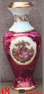 Limoges Porseleinen Vaas - Elegant Design, Antiek Look, Ophalen of Verzenden, Zo goed als nieuw, Porselein