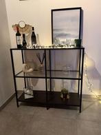 Decoratiekast 100x94 cm, Huis en Inrichting, Kasten | Vitrinekasten, Ophalen, Met plank(en), Gebruikt, 100 tot 150 cm