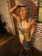 Houten Indiaan Beeld, Ophalen