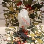 Oude kerstbal vogel op clip, Diversen, Kerst, Ophalen of Verzenden