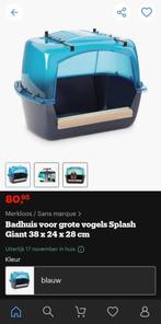 Badhuis voor vogels halsbandparkiet en keine papagaaien, Dieren en Toebehoren, Vogels | Parkieten en Papegaaien, Mannelijk, Parkiet