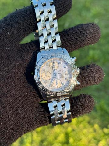 Breitling Chronomat Cockpit 2008, MOP Diamond Dial, Full Set beschikbaar voor biedingen