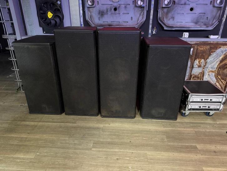 JBL MRX500 series geluidsinstallatie compleet, Audio, Tv en Foto, Luidsprekers, Gebruikt, Front, Rear of Stereo speakers, 120 watt of meer