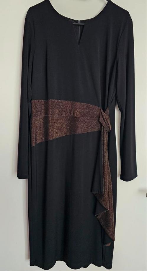 JOSEPH RIBKOFF; WAANZINNIG MOOIE NIEUWE ZWARTE JURK € 45,-, Kleding | Dames, Jurken, Nieuw, Maat 42/44 (L), Zwart, Onder de knie