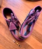 Clarks Wallabee Boot Purple Combi - Maat 39.5, Kleding | Dames, Schoenen, Ophalen of Verzenden, Zo goed als nieuw, Overige kleuren