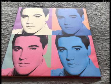 Elvis Presley💥op Canvas naar idee van Andy Warhall beschikbaar voor biedingen