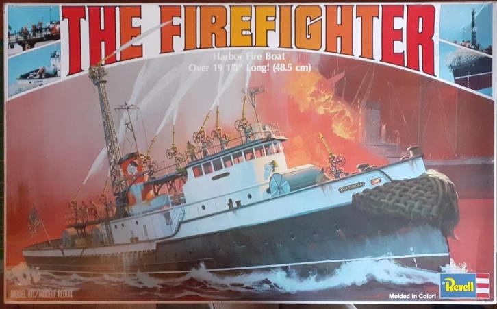 Revell Harbor Fire Boat blusboot, Hobby en Vrije tijd, Modelbouw | Boten en Schepen, Zo goed als nieuw, Revell, Ophalen of Verzenden