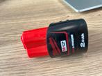 Milwaukee M12 Accu 2.0Ah, Ophalen of Verzenden, Zo goed als nieuw