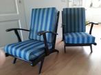 2 jaren 50 fauteuils, Huis en Inrichting, Gebruikt, Vintage, 75 tot 100 cm, 50 tot 75 cm