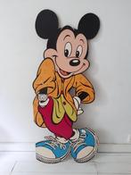 Groot houten Micky Mouse bord - 1,20 meter hoog, Verzamelen, Disney, Ophalen