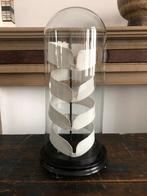 ANTIEKE STOLP DECO KRAGEN GLAS, Ophalen, Gebruikt