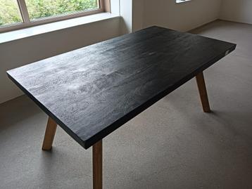 Massief Mangohout 160/90cm Zwart 