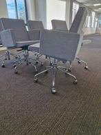 Luxe SV verrijdbare vergaderstoel / kuipstoel / clubfauteuil, Postbus, SV, Ophalen of Verzenden, Stof