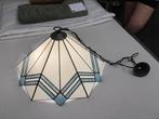 Prachtige glas in lood lamp, Ophalen, Zo goed als nieuw, Rond, 50 cm of meer