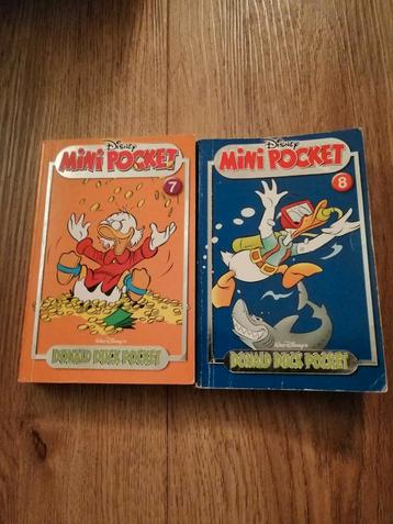 Mini pockets Donald Duck deel 7 en 8 beschikbaar voor biedingen