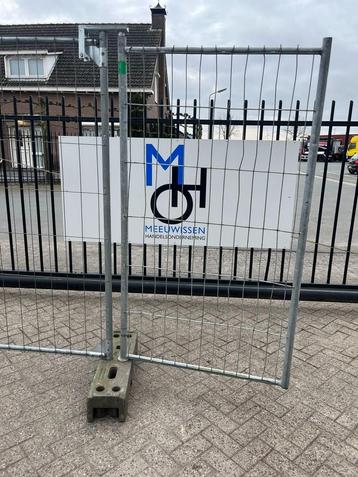 Bouwhek loopdeur/bouwhekpoort/bouwhek draaipoort 2.00x1.20M beschikbaar voor biedingen