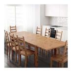 Opklapbare tafel STORNÄS 201 / 247 / 293x105 cm, Huis en Inrichting, Tafels | Eettafels, Ophalen, Gebruikt, 100 tot 150 cm, 200 cm of meer