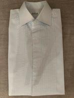 Fray pour Degand (Brussel) pleated smokingshirt mt 40, blauw, Kleding | Heren, Overhemden, Verzenden, Blauw, Fray, Halswijdte 39/40 (M)