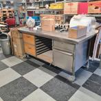Metalen Werkbank op Wielen - 200x90cm, Ophalen, Gebruikt