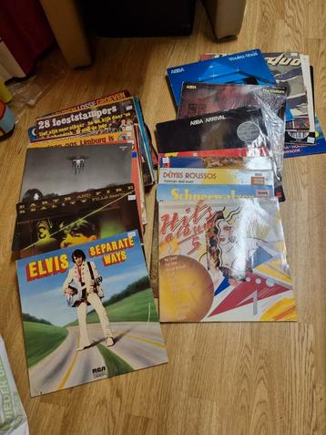 Grote partij LP's - Elvis, ABBA, Duits, etc. beschikbaar voor biedingen