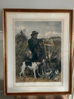 Prent jacht tafereel, Ophalen