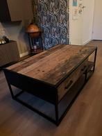 Salontafel gerecycled teakhout, Huis en Inrichting, Ophalen, 100 tot 150 cm, Teakhout, 50 tot 100 cm
