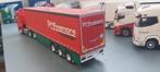 Mercedes actros 6x4 met huiftrailer wsi, Hobby en Vrije tijd, Modelauto's | 1:50, Ophalen of Verzenden, Zo goed als nieuw, Bus of Vrachtwagen