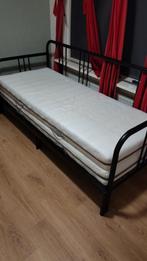 Ikea Bedbank Fyresdal 80x200, Huis en Inrichting, Ophalen, Verstelbaar, Eenpersoons, Wit