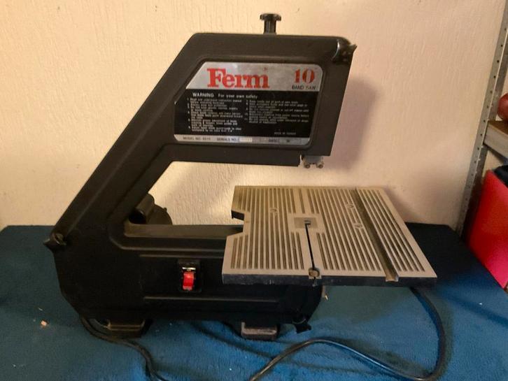 Ferm 10 Lintzaag - Zonder Lint, Doe-het-zelf en Verbouw, Gereedschap | Zaagmachines, Gebruikt, Lintzaag, Ophalen of Verzenden