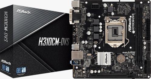 ASRock H310CM-DVS, Computers en Software, Moederborden, Nieuw, Intel, DDR4, Ophalen of Verzenden