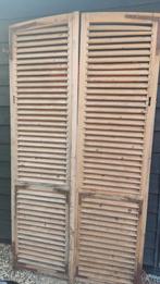 Louvre luiken 60 x 2,20, Huis en Inrichting, Woonaccessoires | Kamerschermen, Ophalen of Verzenden, Gebruikt