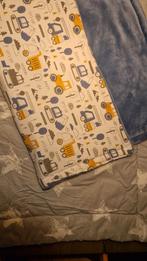 2x Boxkleed: Sterren & Voertuigen, Ophalen of Verzenden, Gebruikt, 85 tot 100 cm, Deken