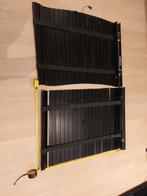 Zwarte houten jaloezieën - 2 stuks, Ophalen, Gebruikt, 50 tot 100 cm