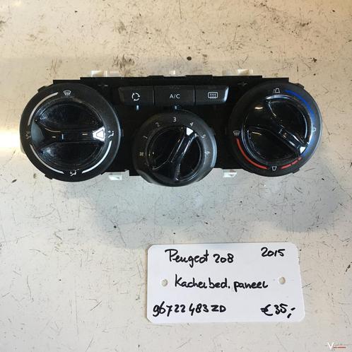 Peugeot 208 1.2 2015 Kachelbedeningspaneel met airco, Auto-onderdelen, Dashboard en Schakelaars, Gebruikt, Ophalen of Verzenden