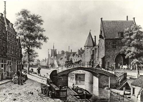 50 jaar Oud-Urecht - gezicht vanaf de Oude Gracht - ongelope, Verzamelen, Ansichtkaarten | Nederland, Ongelopen, Overijssel, 1920 tot 1940